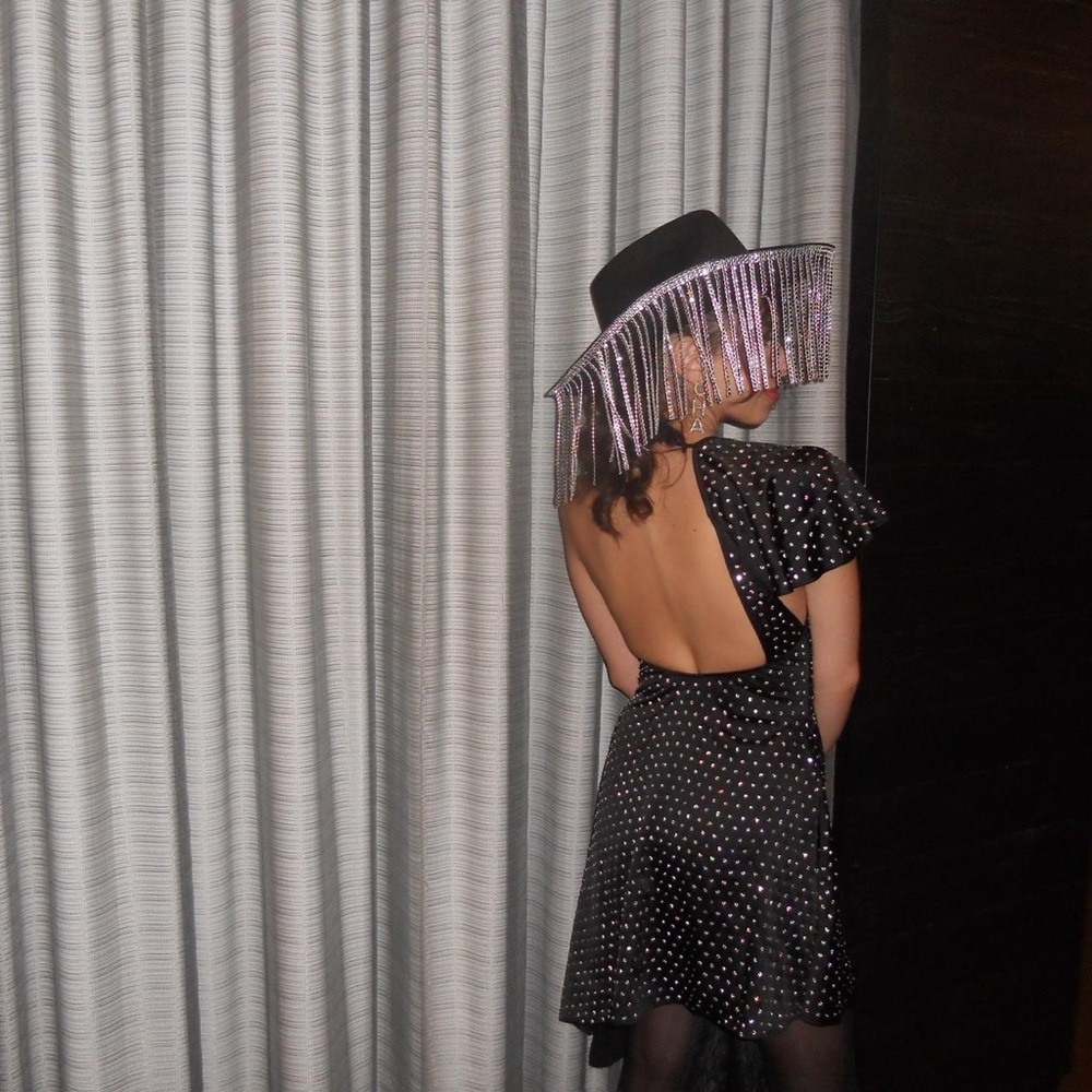 WeWoreWhat Rhinestone Dress 00 - Picture 6 of 6